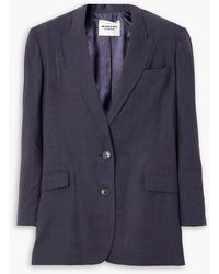 Isabel Marant - Precious Checked Wool-blend Blazer - Lyst