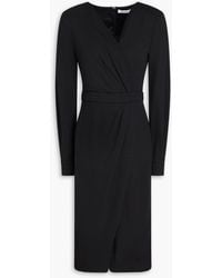 Max Mara - Virtus kleid aus jersey mit wickeleffekt - Lyst