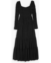 La Ligne - Mary alice maxikleid aus stretch-jersey mit raffungen - Lyst