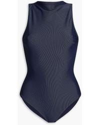 Onia - Phoebe Cutout Ribbed Swimsuit - Lyst