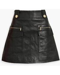 10 Crosby Derek Lam - Trix Leather Mini Skirt - Lyst