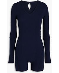 Jacquemus - Cielo Ribbed-knit Playsuit - Lyst