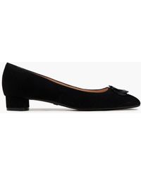 stuart weitzman black suede pumps