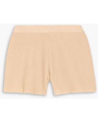 SABLYN - Gia Ribbed Cashmere Shorts - Lyst