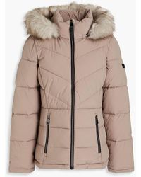 DKNY - Quilted Shell Hooded Jacket - Lyst