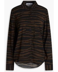 Samsøe & Samsøe - Zebra-print Ecovero-blend Shirt - Lyst