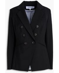 Veronica Beard - Elle Dickey Double-Breasted Wool-Blend Crepe Blazer - Lyst