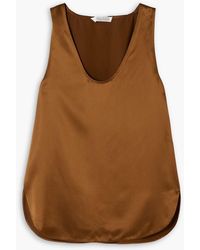 Max Mara - Silk-Satin Camisole - Lyst