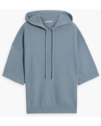 Autumn Cashmere - Oversized Waffle-knit Cotton Hoodie - Lyst