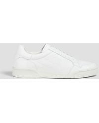 Sandro - Embossed Leather Sneakers - Lyst