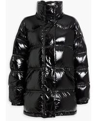 Stand Studio - Lori Quilted Vinyl Down Jacket - Lyst