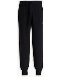 MSGM - Wool And Cashmere-blend Sweatpants - Lyst