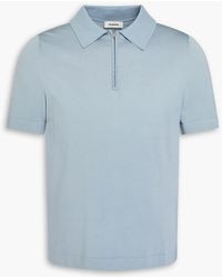 Sandro - Poloshirt aus strick - Lyst