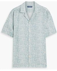Frescobol Carioca - Roberto Floral-print Linen Shirt - Lyst