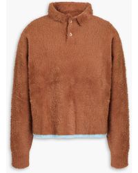 Jacquemus - Neve Brushed Knitted Polo Sweater - Lyst