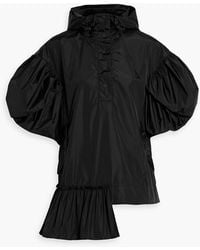 Simone Rocha - Asymmetric Taffeta Hooded Top - Lyst