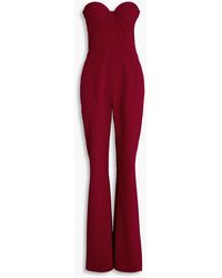 Violante Nessi - Strapless Crepe Jumpsuit - Lyst