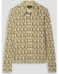 Nili Lotan - Celestine bedrucktes hemd aus jersey - Lyst