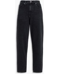 FRAME - The Narrow High-Rise Tapered Jeans - Lyst