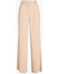 10 Crosby Derek Lam - Pleated Satin-crepe Wide-leg Pants - Lyst