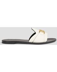 Bally - Positano Embellished Leather Slides - Lyst
