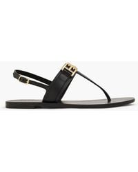 Bally - Positano Embellished Leather Slingback Sandals - Lyst