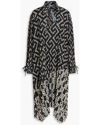 Day Birger et Mikkelsen - Oscar Pleated Printed Crepe De Chine Midi Dress - Lyst