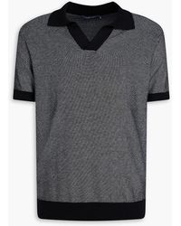 Frescobol Carioca - Rino Jacquard-knit Cotton And Silk-blend Polo Shirt - Lyst