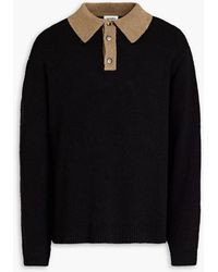 Nanushka - Cotton-blend Polo Sweater - Lyst