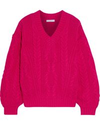 Joie - Vinita Cable-knit Wool-blend Sweater - Lyst