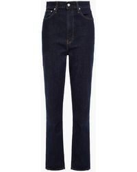 Helmut Lang - High-Rise Straight-Leg Jeans - Lyst