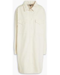 Triarchy - Oversized Denim Mini Shirt Dress - Lyst