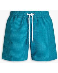 Frescobol Carioca - Short-length Printed Swim Shorts - Lyst