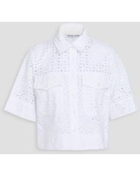Veronica Beard - Spruce Broderie Anglaise Cotton Shirt - Lyst