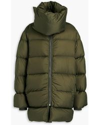 Rick Owens - Quilted Shell Down Coat - Lyst