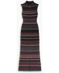 Missoni - Metallic Crochet-knit Maxi Dress - Lyst