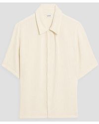 Sandro - Ribbed Jersey Shirt - Lyst