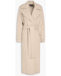 JOSEPH - Merton Double-Breasted Wool And Silk-Blend Felt Coat - Lyst