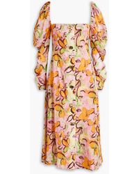Rejina Pyo - Kirsty Floral-print Crepe Midi Dress - Lyst