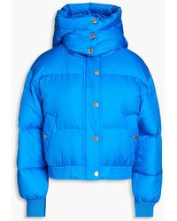 Sandro - Quilted Shell Hooded Jacket - Lyst