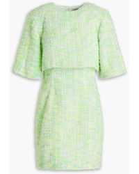 Sandro - Tweed Mini Dress - Lyst