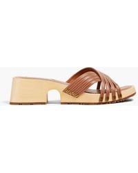 Zimmermann - Leather Mules - Lyst