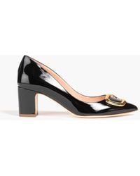 Rupert Sanderson - Nada Embellished Patent-leather Pumps - Lyst