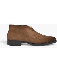 Santoni - Easy Suede Desert Boots - Lyst