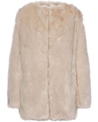 helmut lang fur coat