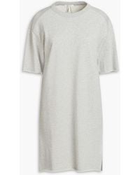 Rag & Bone - Icon French Cotton-terry Mini Dress - Lyst