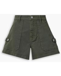 Veronica Beard - Lanny Cotton-blend Twill Shorts - Lyst