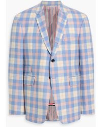 Thom Browne - Checked Wool-Twill Blazer - Lyst