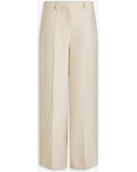 Theory - Linen Wide-leg Pants - Lyst