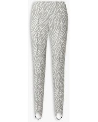 Bogner - Elaine Zebra-print Stretch Stirrup Ski Pants - Lyst